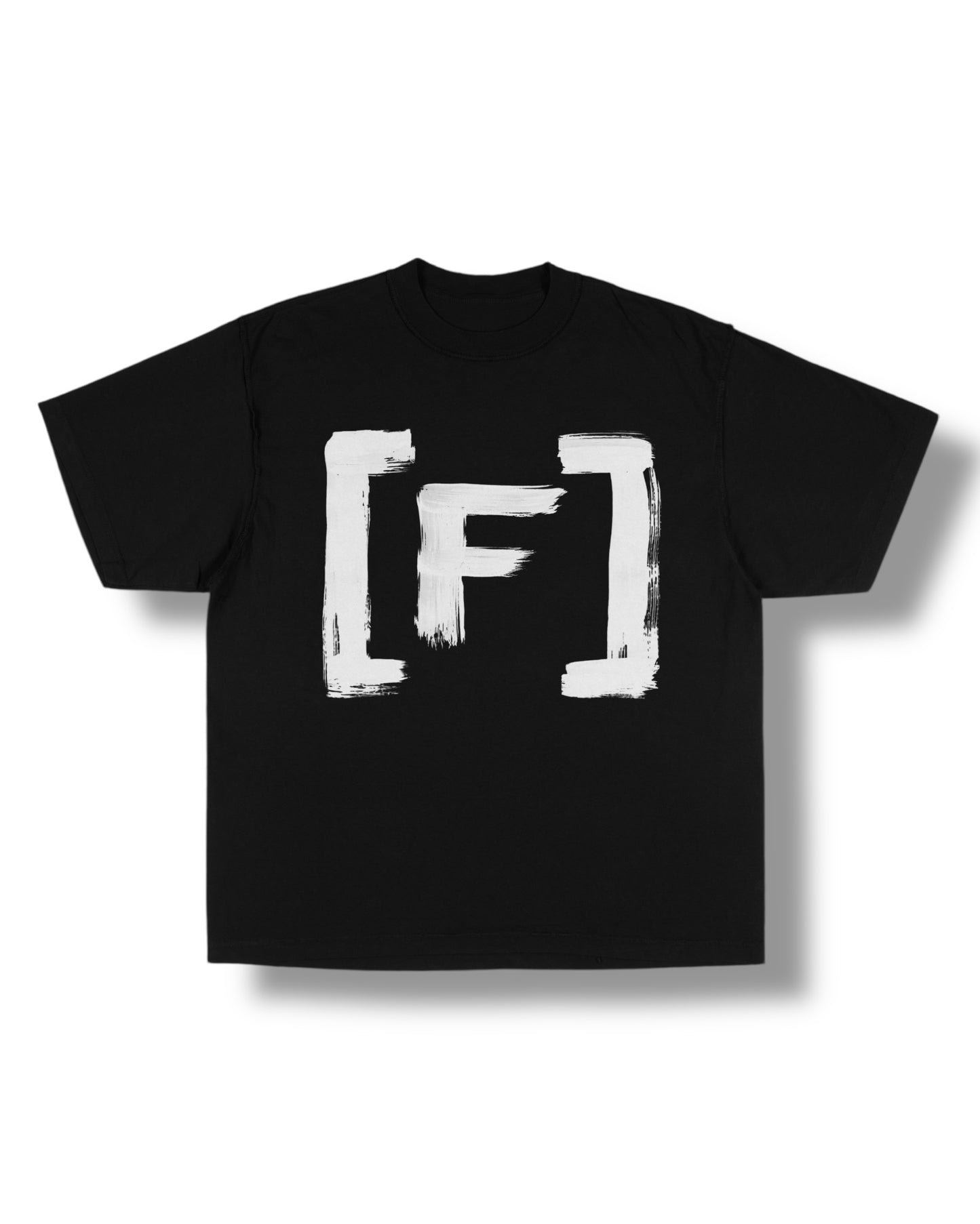 White “Paint Brush” OVERSIZED TEE