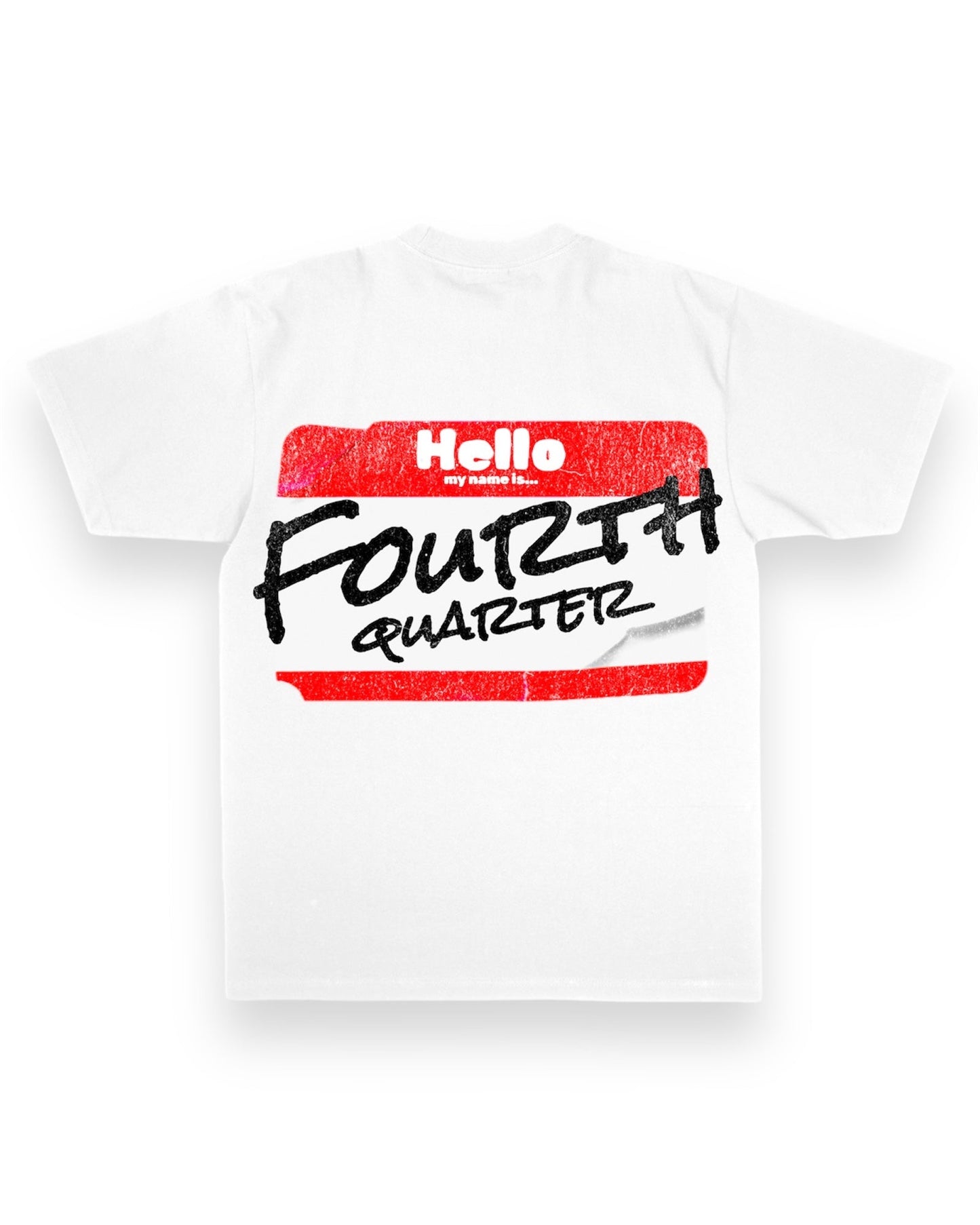 Red “Name Tag” Tee