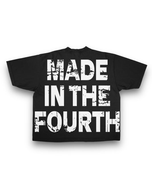 Black "Brick By Brick" OVERSIZED TEE