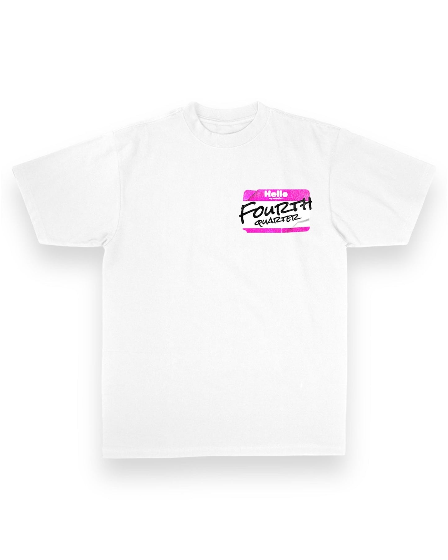 Pink “Name Tag” Tee
