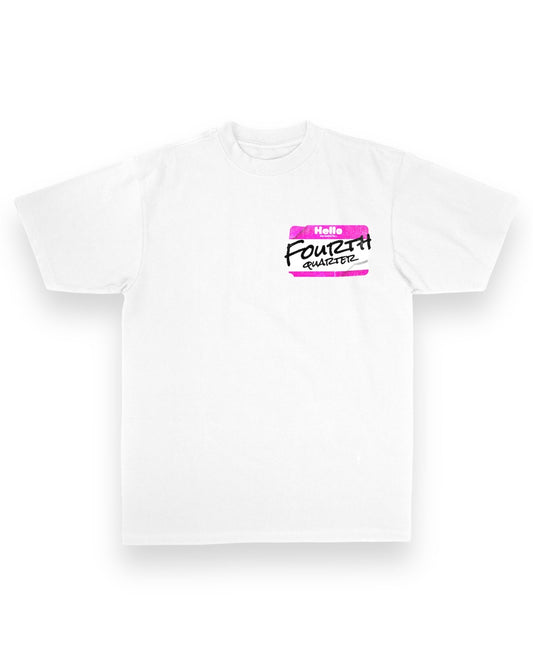 Pink “Name Tag” Tee