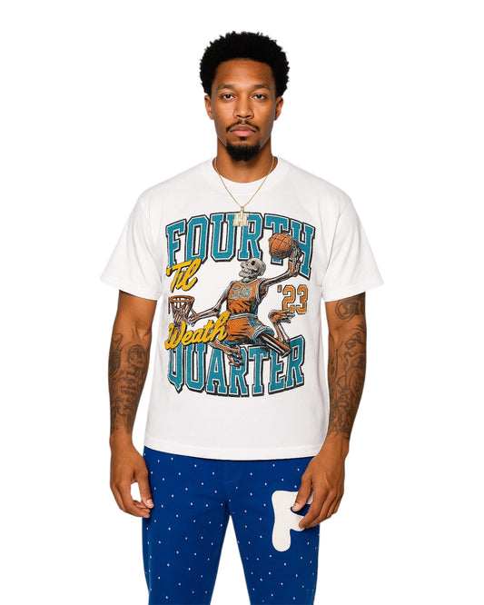 WHITE “SKELETON” OVERSIZED TEE