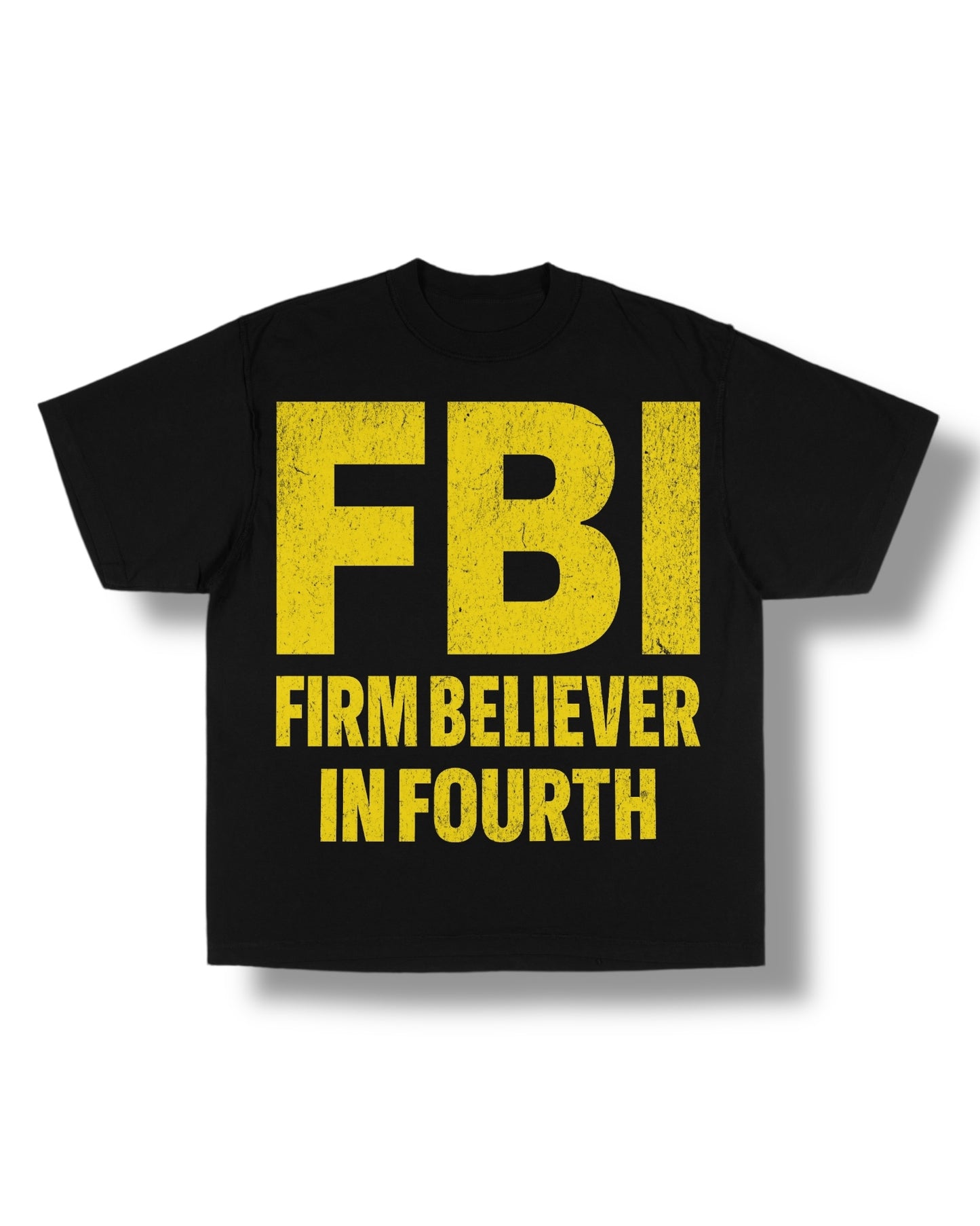 Black “FBI” OVERSIZED TEE
