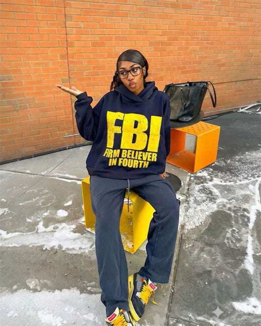 Navy “FBI” Hoodie