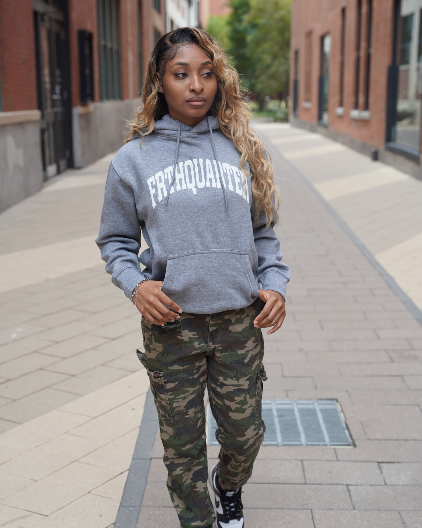 Grey “Arch” Hoodie