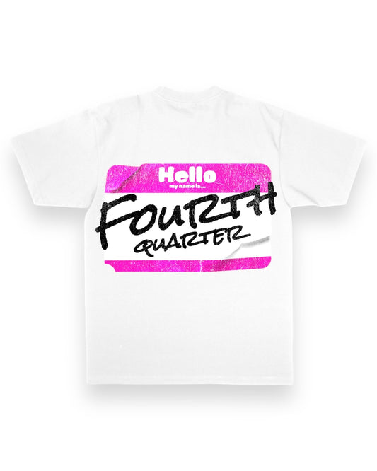 Pink “Name Tag” Tee