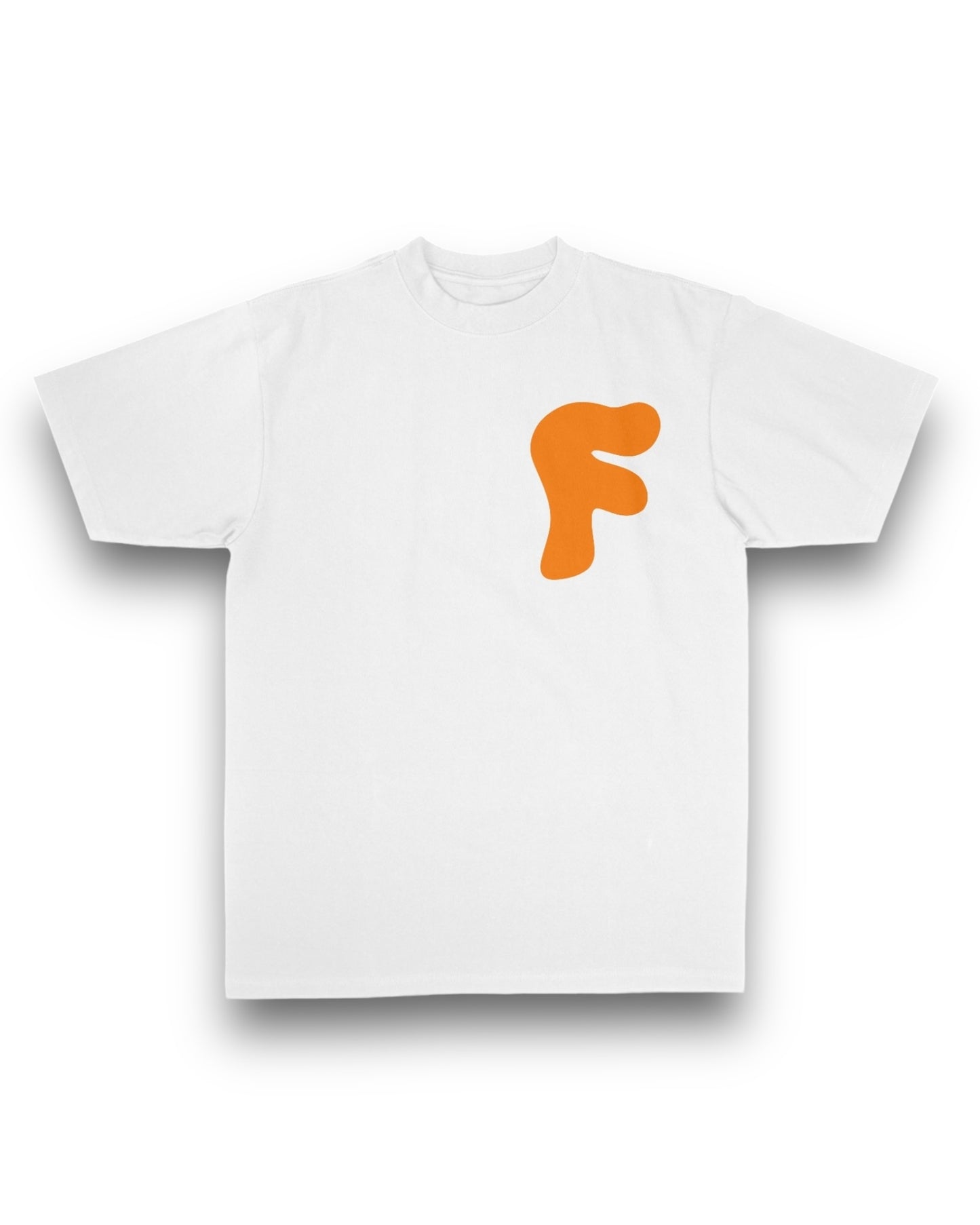 White "F" Boxy Tee ( Select Color )