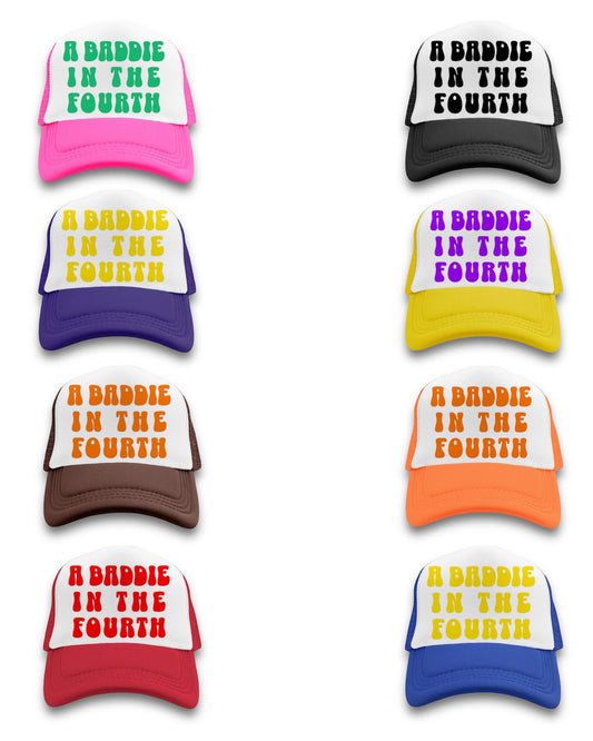 "Baddie" TRUCKER HAT ( Select Color )