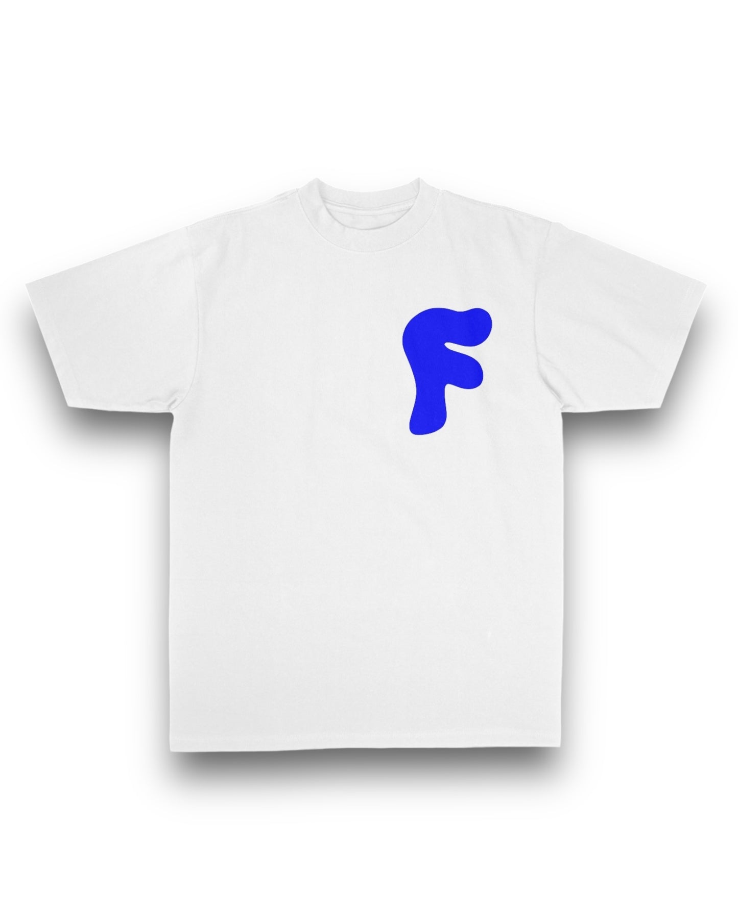 White "F" Boxy Tee ( Select Color )