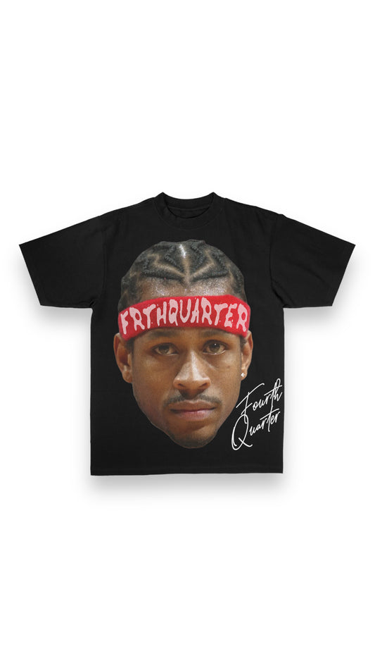 A.I "FRTHQUARTER" OVERSIZED TEE BLACK