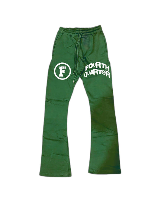 Forest Green Flare Jogger Bottoms