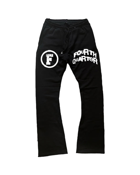 Black Flare Jogger Bottoms