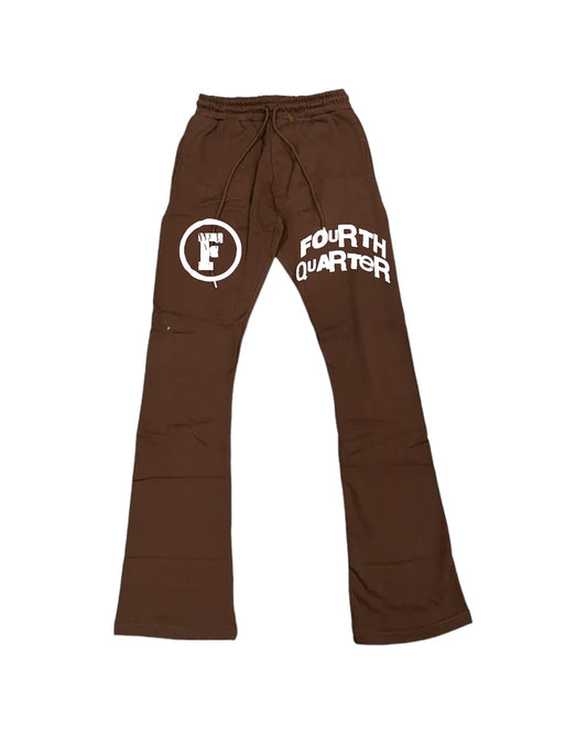 Brown Flare Jogger Bottoms