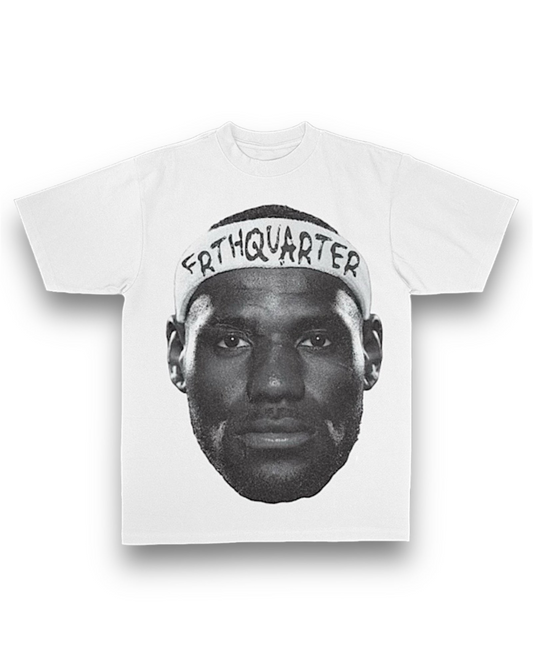 LeBron “Headband” Oversized Tee White