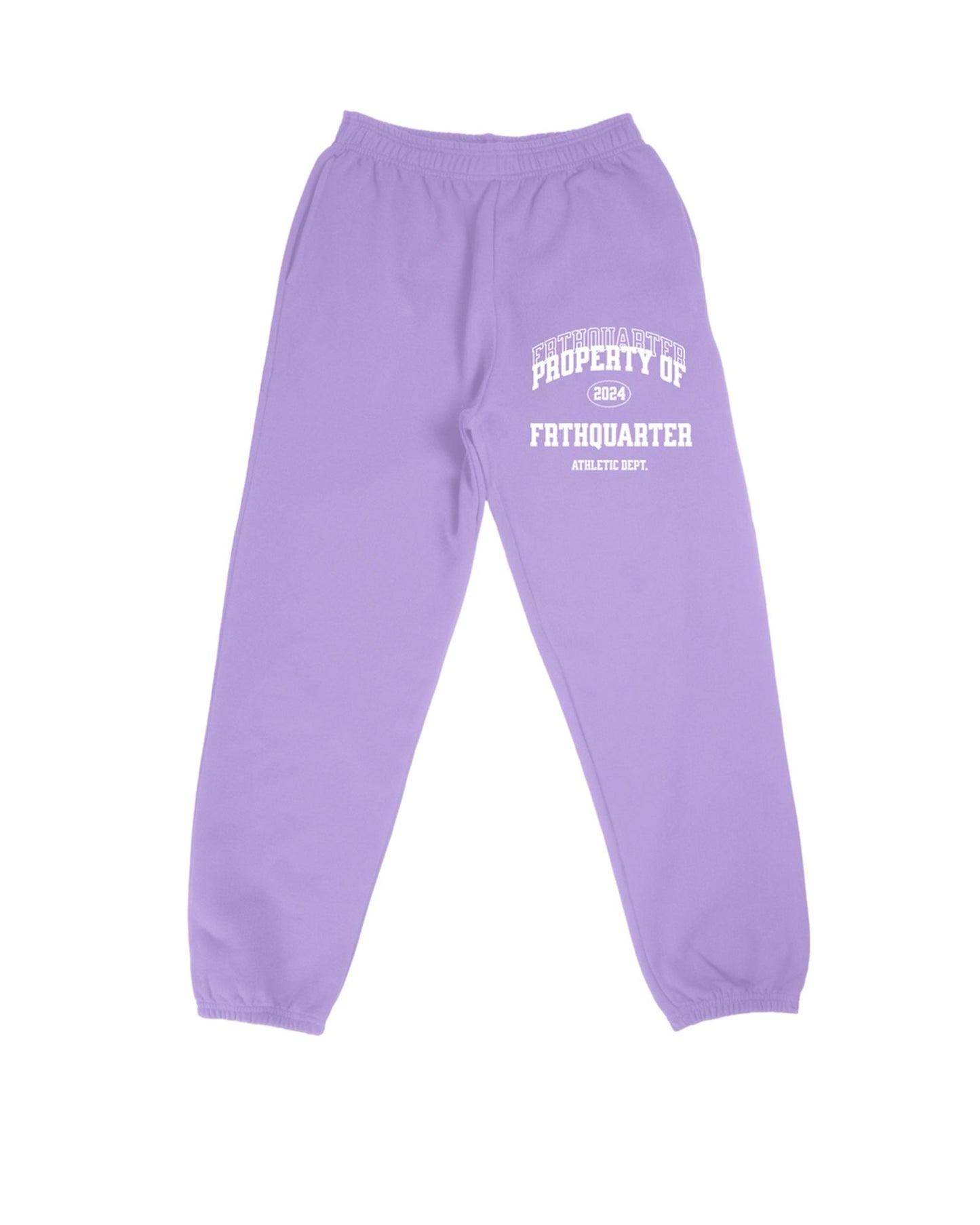 Lilac Heavyweight “Athletic Dept” Jogger Set