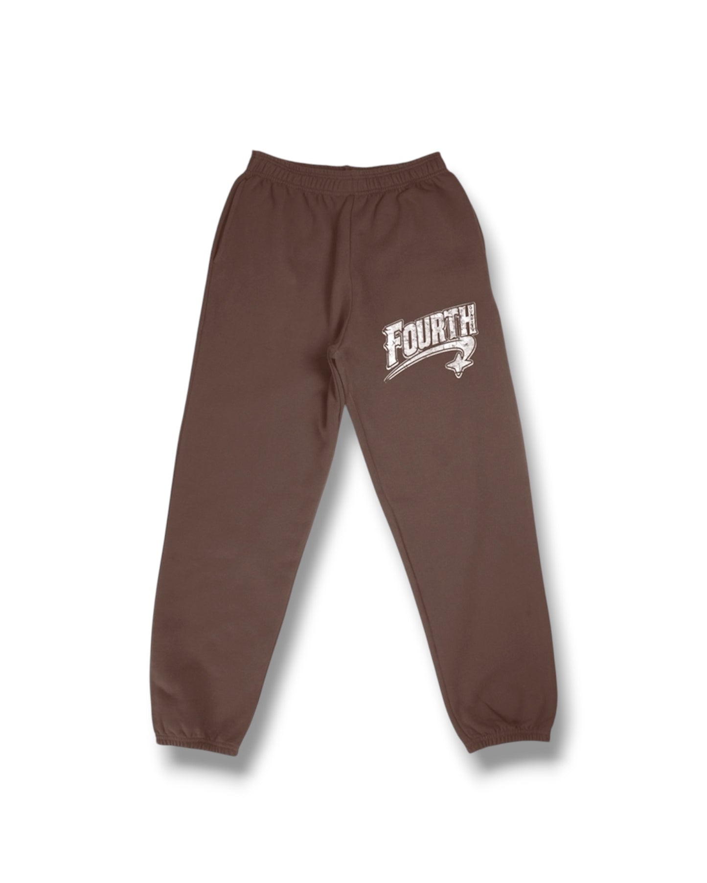 Brown Heavyweight “SWOOSH” Jogger Set