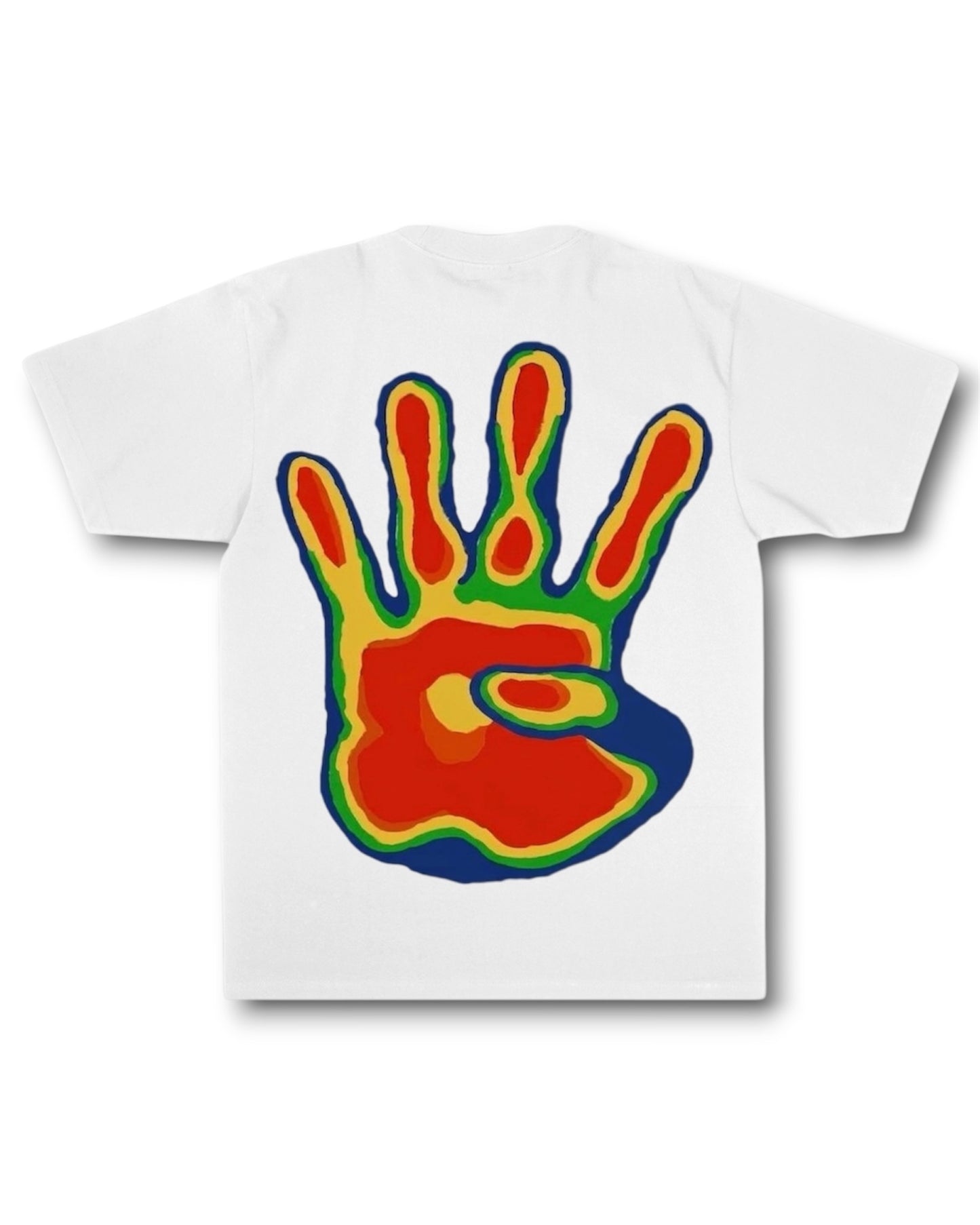 WHITE “Changing Seasons” OVERSIZED TEE