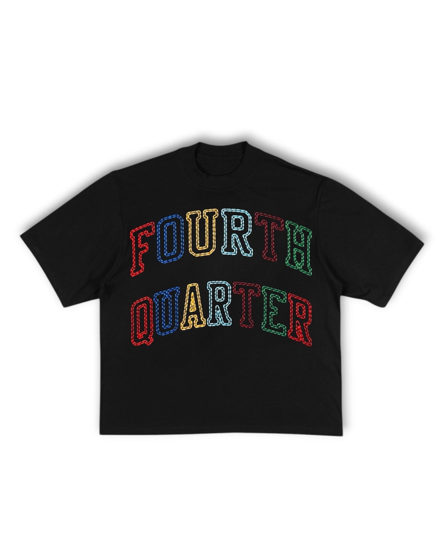 Black “Beaded” OVERSIZED TEE
