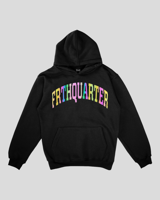 Black “Reflective Arch” Hoodie