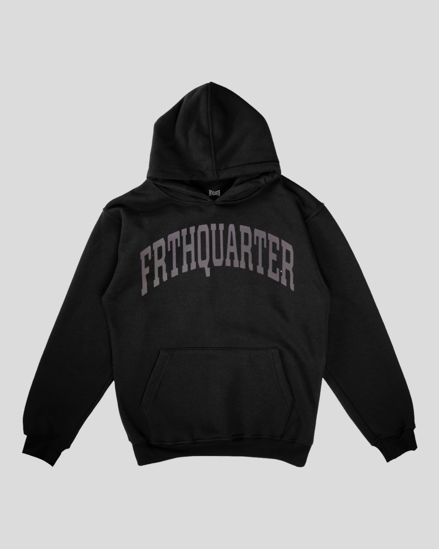 Black “Reflective Arch” Hoodie