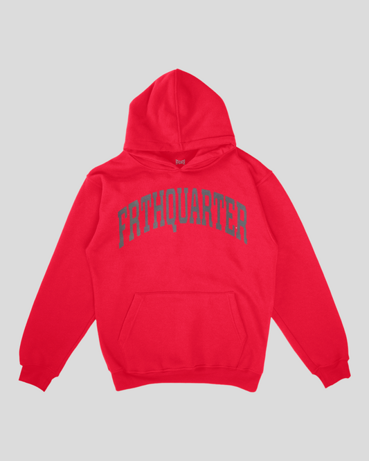 Red “Reflective Arch” Hoodie