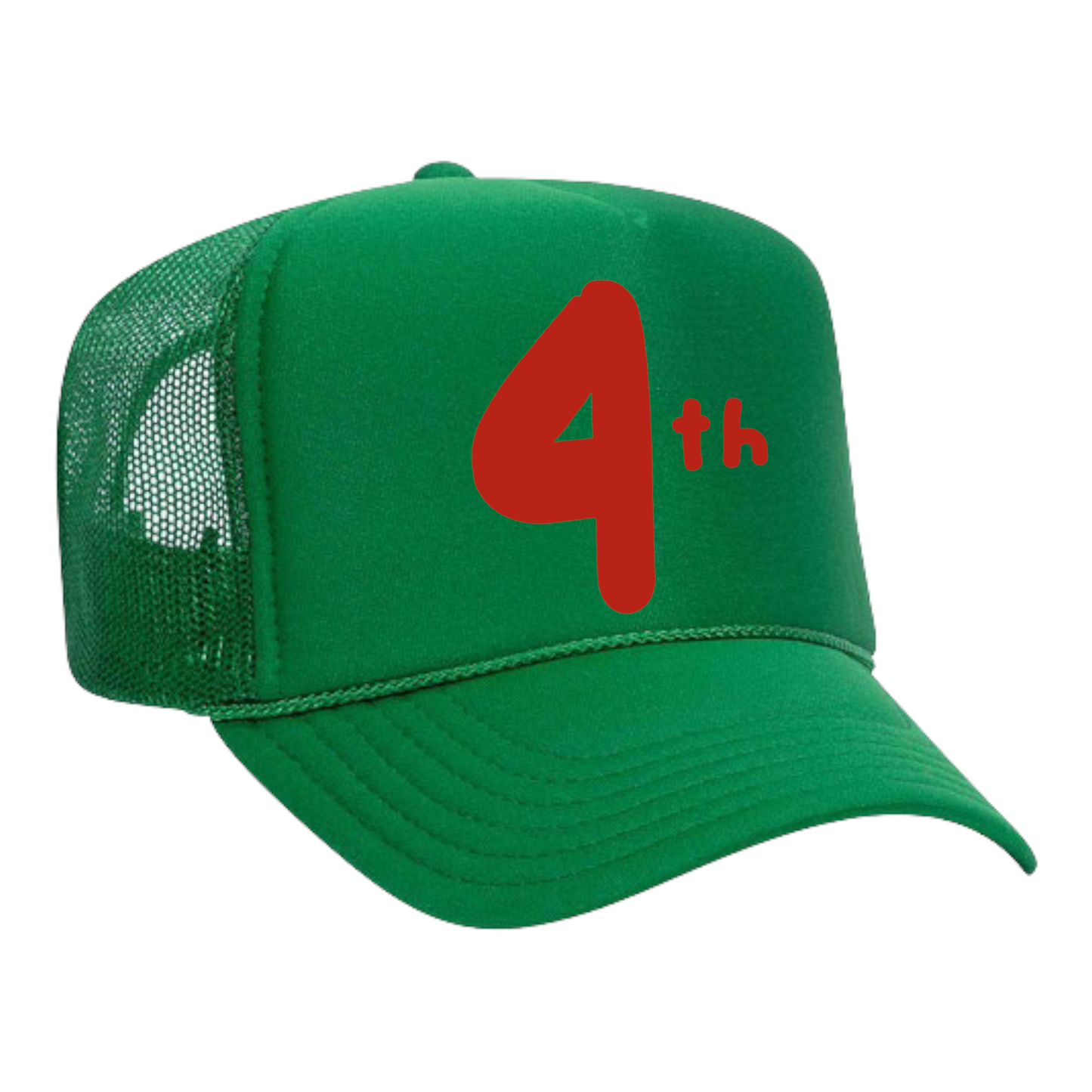 Red "4th" Trucker Hat