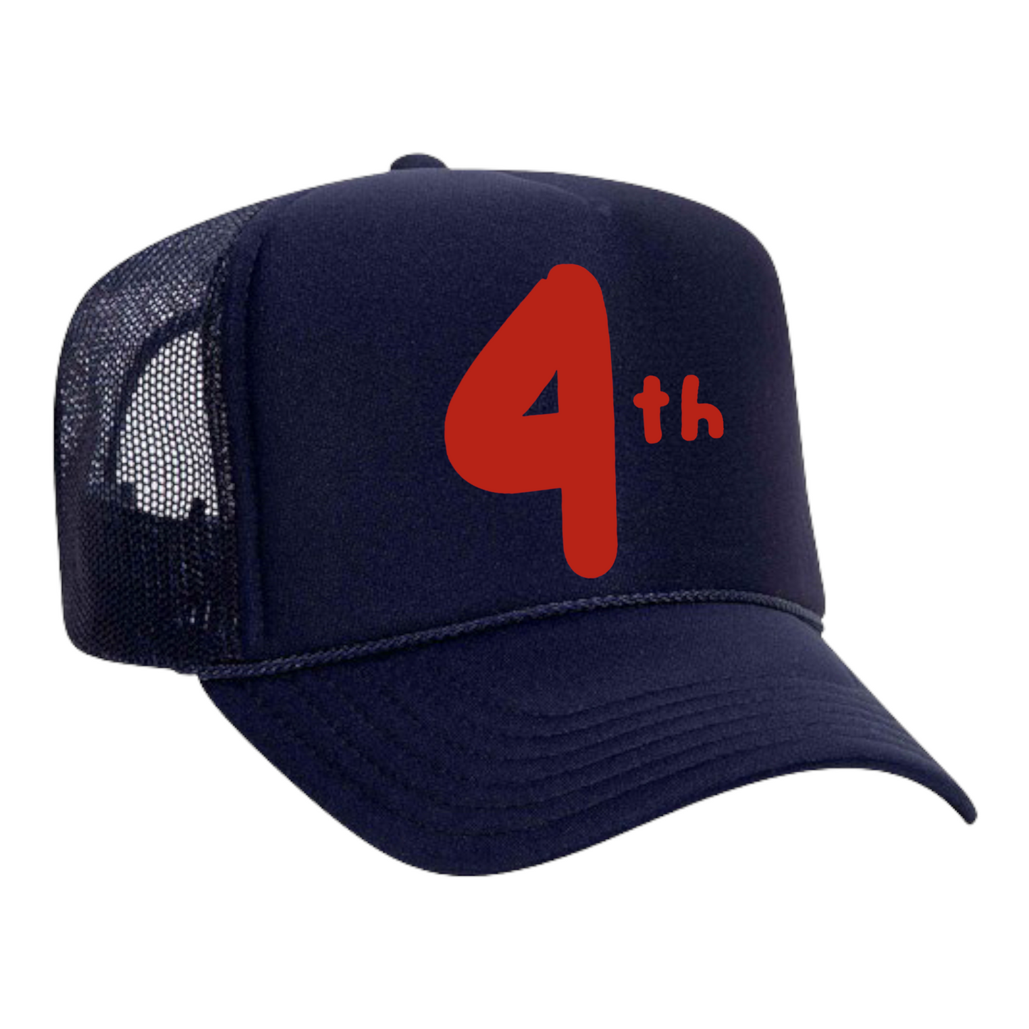 Red "4th" Trucker Hat