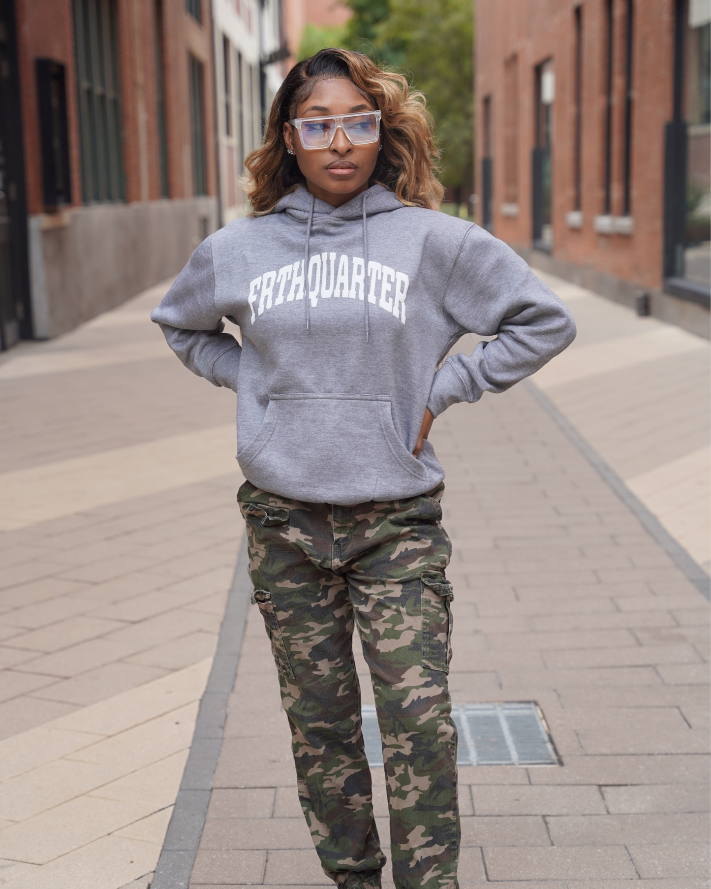 Grey “Arch” Hoodie